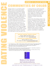Dating Violence Factsheet